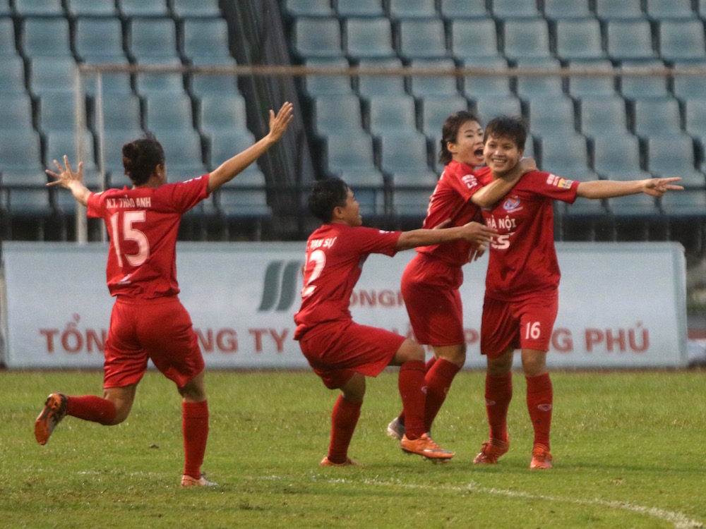 Hà Nội giành ngôi á quân giải VĐQG 2019 VÒNG 14 GIẢI NỮ VĐQG, CÚP THÁI SƠN BẮC 2019, hà nội giành á quân bóng đá nữ, clb hà nội
