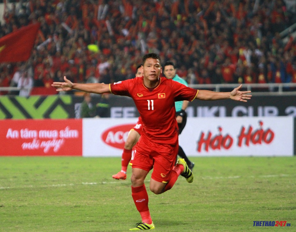 Anh Đức mang về chức vô địch AFF Cup 2018 cho Việt Nam với bàn thắng trên SVĐ Mỹ Đình việt nam vs malaysia, vòng loại world cup 2022, lịch sử đối đầu việt nam vs malaysia, top 5 trận việt nam vs malaysia