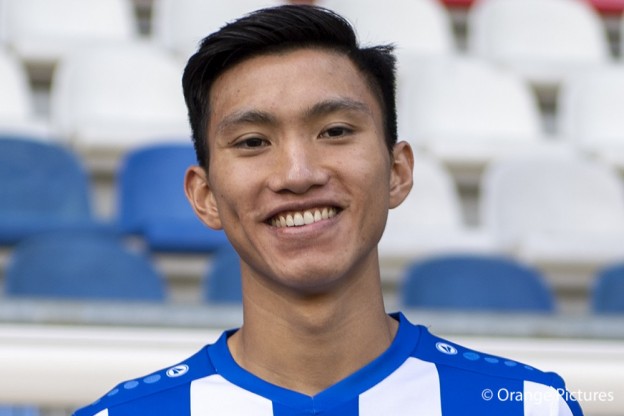 Ảnh Văn Hậu nổi bật trên trang nhất tờ Fean Online đoàn văn hậu, Heerenveen vs Graafschap, giải vđqg hà lan, đoàn văn hậu kiến tạo, video đoàn văn hậu