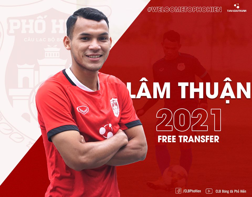 Lâm Thuận chính thức ký hợp đồng với Phố Hiến lam thuan