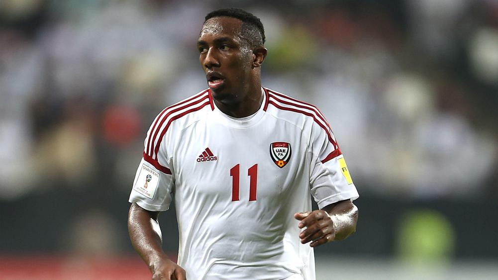 Ahmed Khalil là chân sút vô cùng lợi hại của UAE ahmed khalil