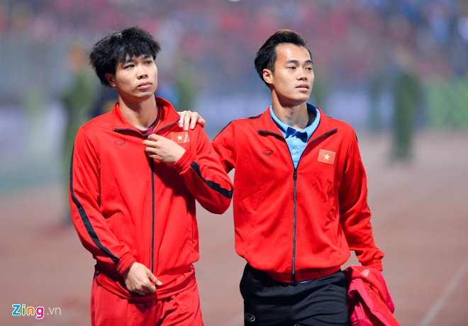 Công Phượng và Văn Toàn là 2 người bạn thân thiết. Ảnh: Zing cong phuong va van toan
