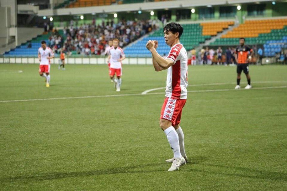 Công Phượng ghi bàn trong 3 trận liên tiếp. Ảnh: TPHCM cong phuong