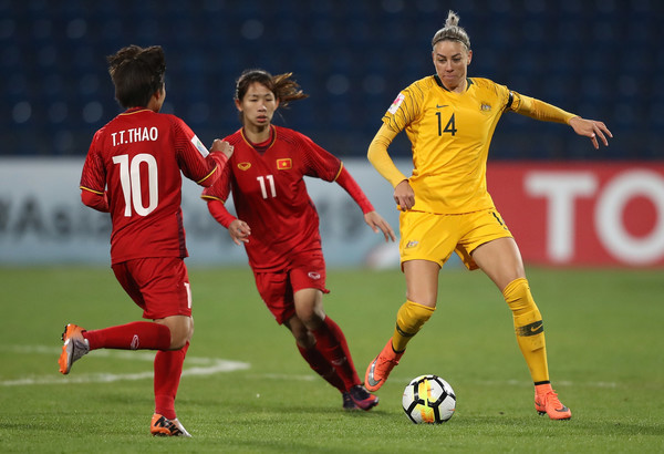 ĐT nữ Việt Nam sẽ gặp nhiều thuận lợi khi AFC tăng số đội dự Asian Cup nữ. nu viet nam