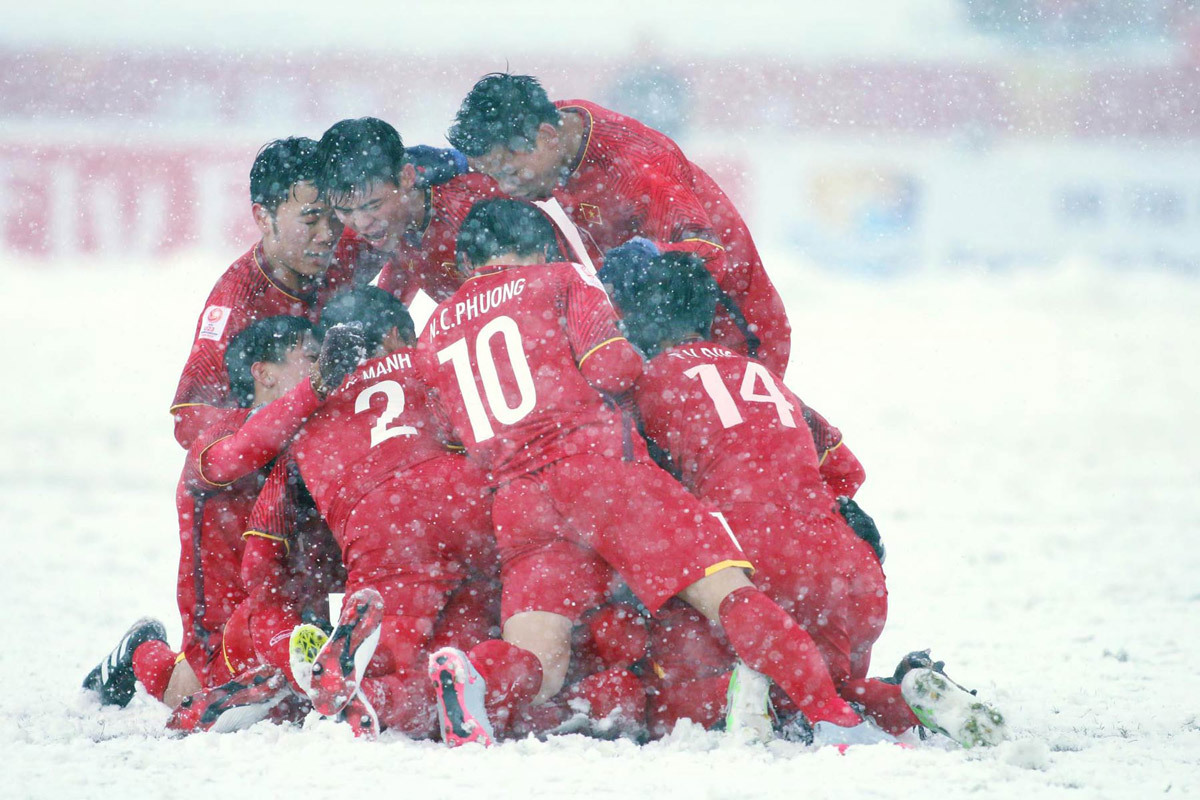 Hình ảnh không thể nào quên u23 viet nam