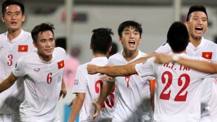 U19 Việt Nam dưới sự dẫn dắt của HLV Hoàng Anh Tuấn giành vé dự U20 World Cup 2017 u19 viet nam