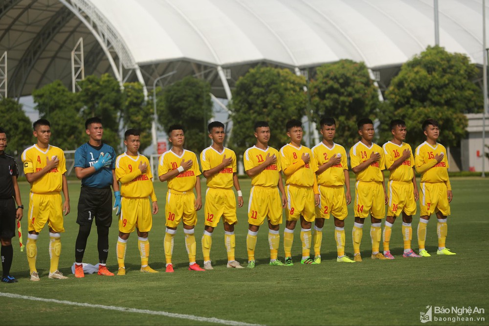 Đội tuyển U19 SLNA. Ảnh: Báo Nghệ An u19 slna