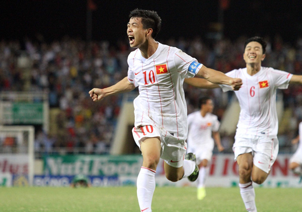 Công Phượng và khoảnh khắc ăn mừng bàn thắng solo ghi vào lưới U19 Australia công phượng, dtvn, hagl, vleague, u19 viet nam, tien dao cong phuong