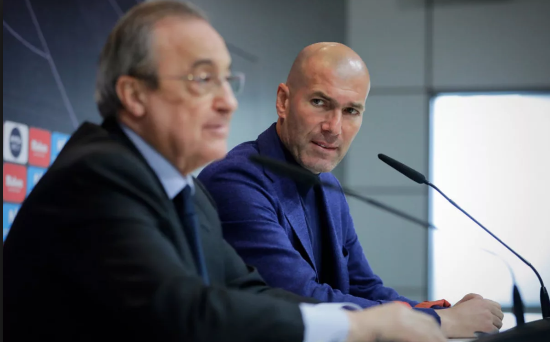 Perez liệu có để Zidane có đủ thời gian để vực dậy đội bóng? zidane quay lai real, hlv zidane, zidane real, real madrid