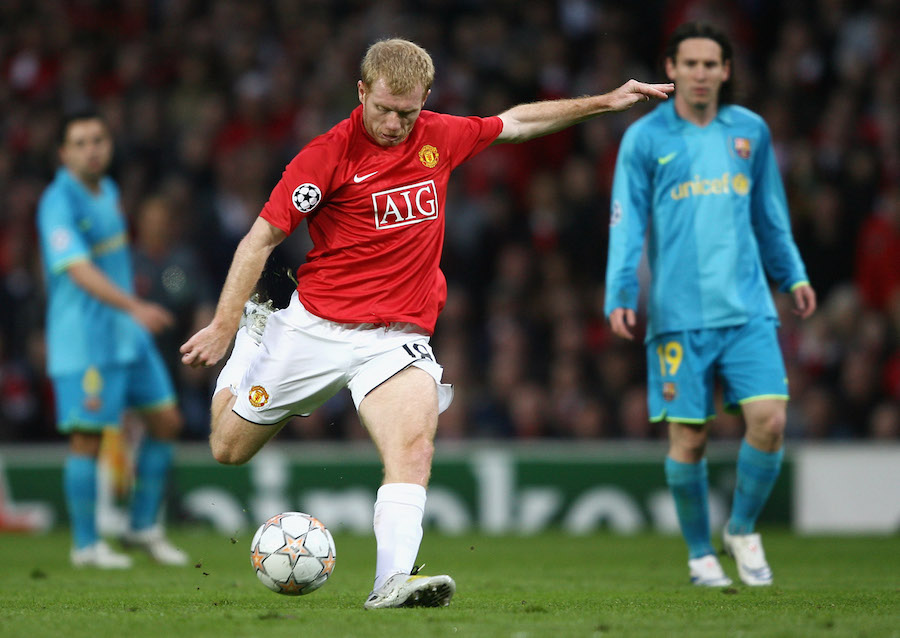 Paul Scholes từng giúp Quỷ đỏ hạ Barca ở Champions League mu vs barca, mu gặp barca ở tứ kết, tứ kết cup c1, champions league, paul scholes