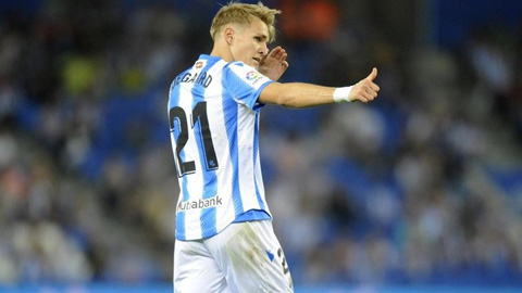 Odegaard đang là linh hồn tại Sociedad. Ảnh: Internet La Liga, Barca, Sociedad, nhận định bóng đá