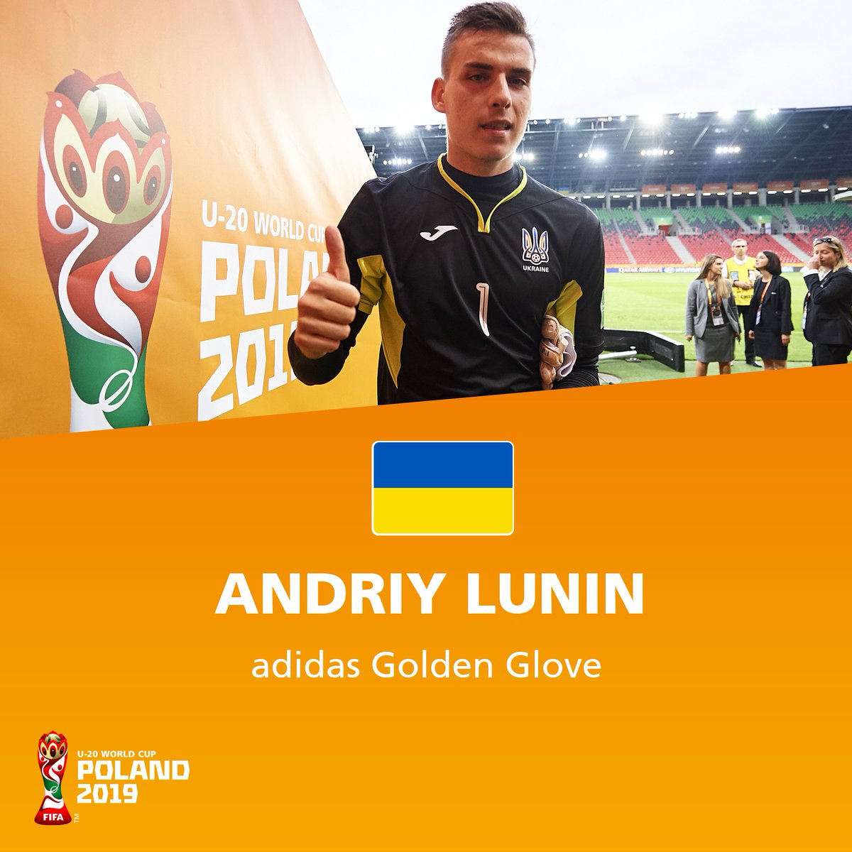 Thủ thành Lunin giành được danh hiệu Găng tay vàng U20 World Cup 2019, chuyển nhượng Real Madrid, Real Madrid,Andriy Lunin, U20 Ukraine, U20 World Cup