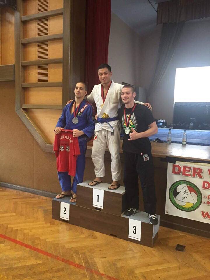 Những giải đấu đầu tiên ở Đức, khi còn là đai xanh ... BJJ, Brazilian Jiu-jitsu, Dũng Phạm, Agoge, DOG Brothers, võ, thể thao