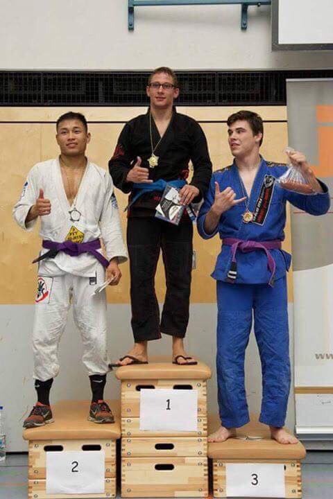 Tới huy chương bạc ở giải IBJJF Munich. BJJ, Brazilian Jiu-jitsu, Dũng Phạm, Agoge, DOG Brothers, võ, thể thao