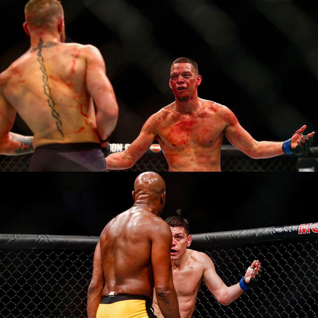 Hai anh em Diaz, Conor và Silva, ai có thể đoán được điều gì sẽ xảy ra. ufc, mma, conor mcgregor, nate diaz, anderson silva, nick diaz,