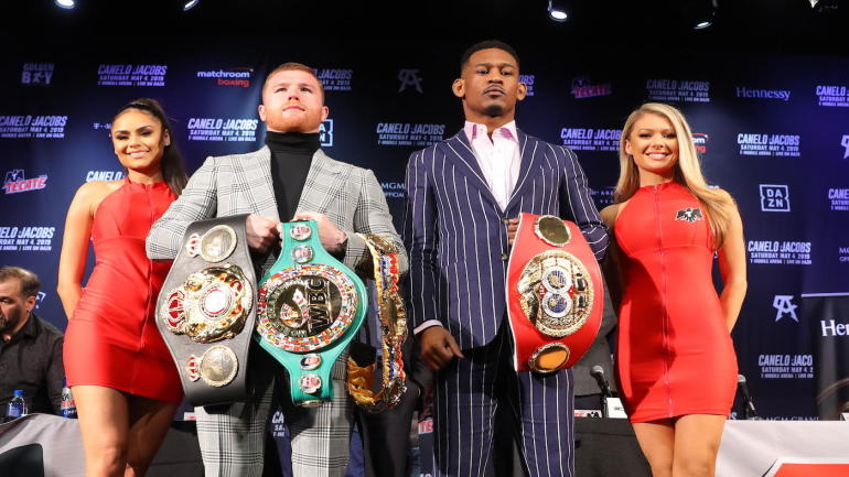 Trận Canelo Alvarez vs. Daniel Jacobs sẽ thống nhất 4 chiếc đai vô địch ở hạng cân 160lbs. boxing, trực tiếp boxing, canelo alvarez, daniel jacobs,