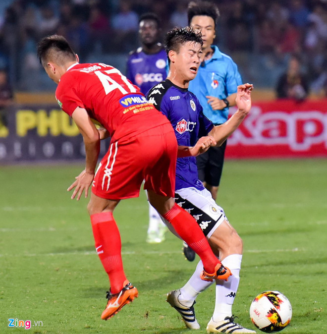 tăng tiến HAGL, ha noi 0-5 hagl, tăng tiến đạp duy mạnh, vleague, hà nội, bầu đức