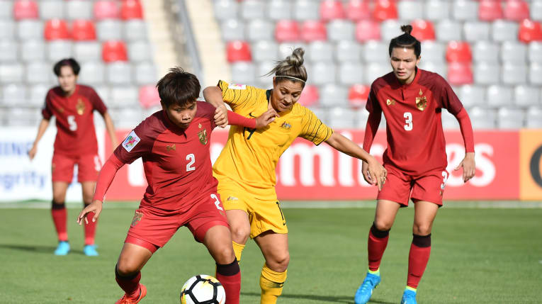 Nữ Thái Lan đã tạo ra trận đấu rất hay trước Úc nữ thái lan vs nữ australia, ket qua nữ thái lan vs nữ australia, asian cup 2018
