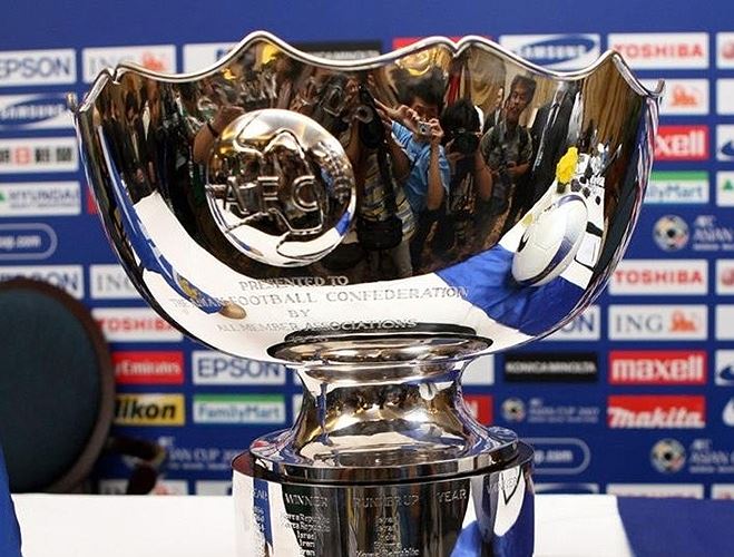 Đây là chiếc cúp cũ được dùng từ năm 1956 tới nay asian cup 2019, ĐTVN, cúp asian cup, ket qua boc tham asian cup