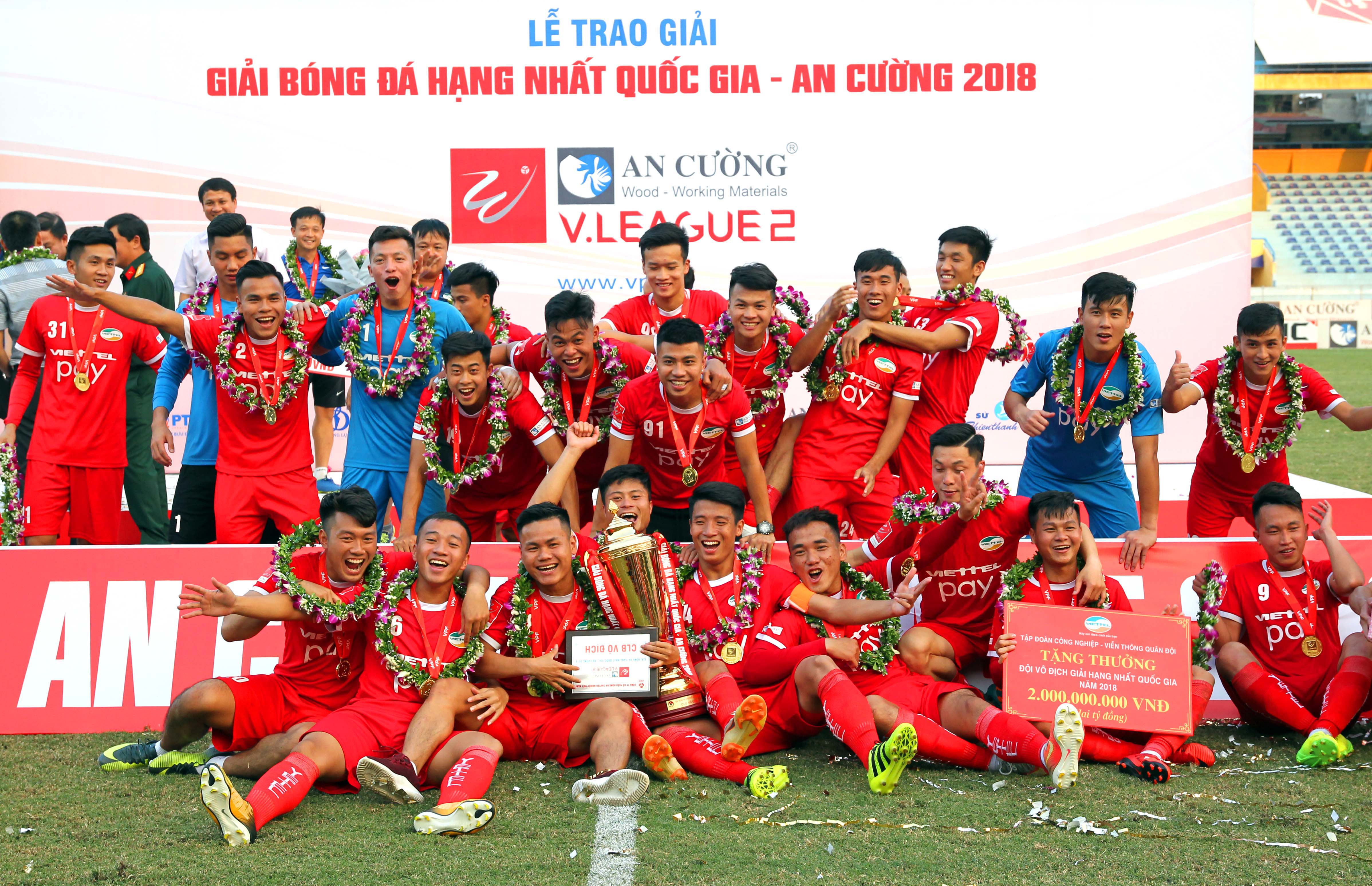 Viettel chính thức lên chơi ở giải đấu cao nhất của Việt Nam sau nhiều năm lỡ hẹn