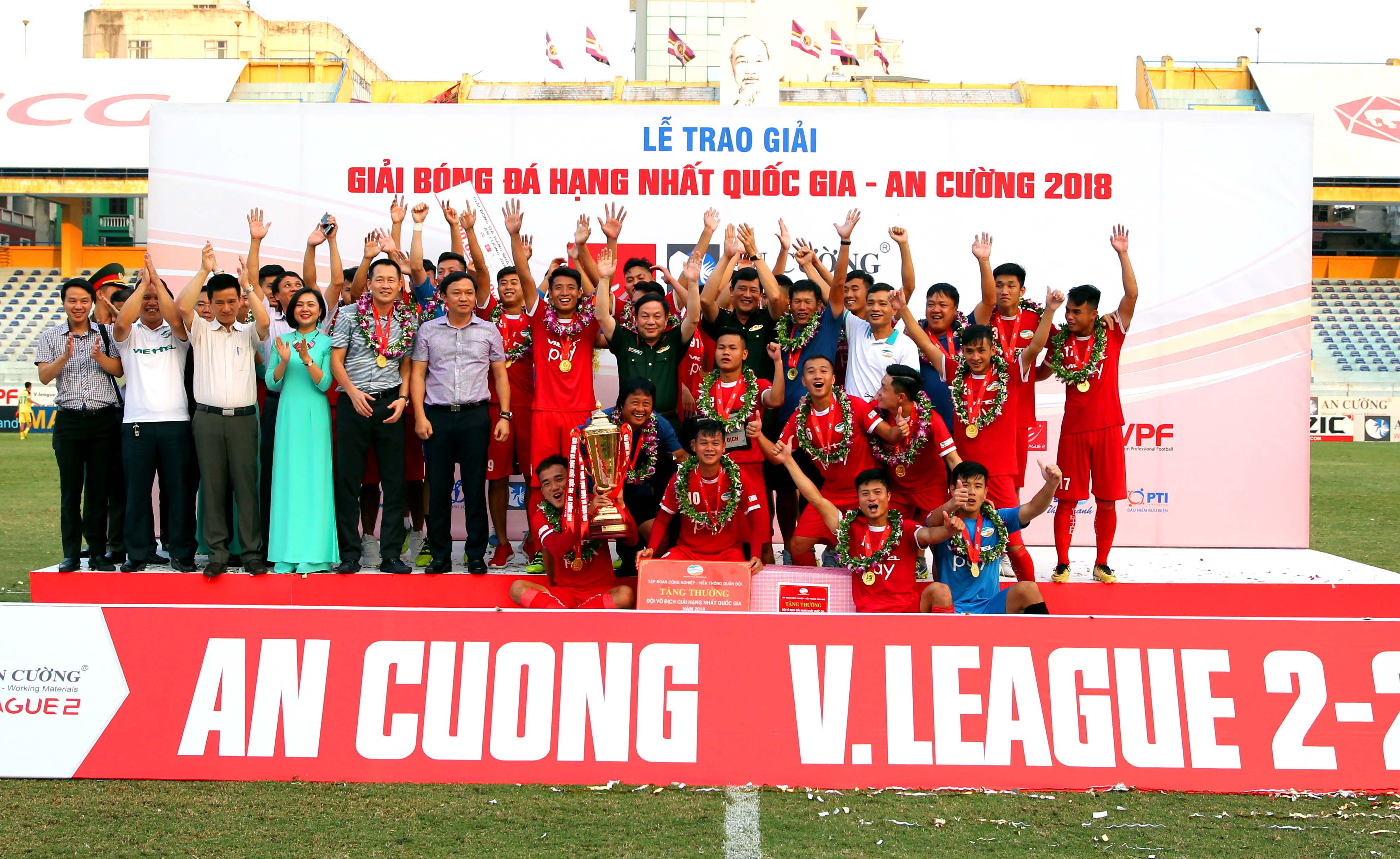 Viettel sẽ đổi tên thành Thể Công khi tham dự V-League 2019
