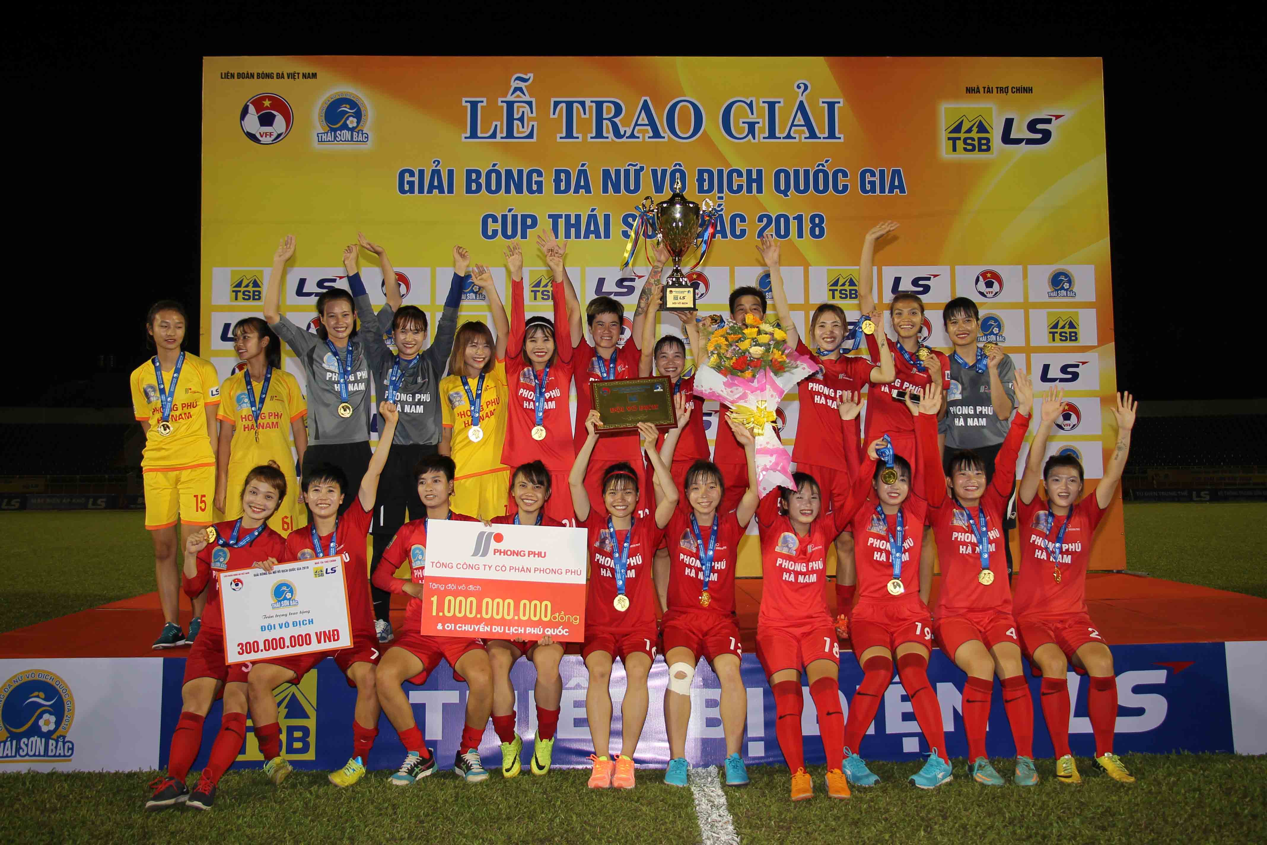 Nữ PP Hà Nam lên ngôi đầy xứng đáng ở giải VĐQG nữ