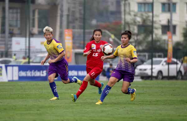 Hà Nội vs Sơn La cống hiến trận cầu nhiều bàn thắng ngày khai màn trực tiếp bóng đá nữ, bóng đá nữ cúp quốc gia, bóng đá nữ việt nam, hà nội vs sơn la
