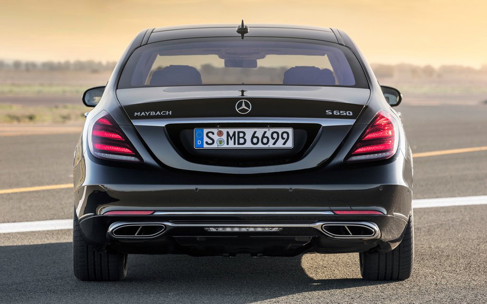 Đuôi xe Mercedes Maybach S650