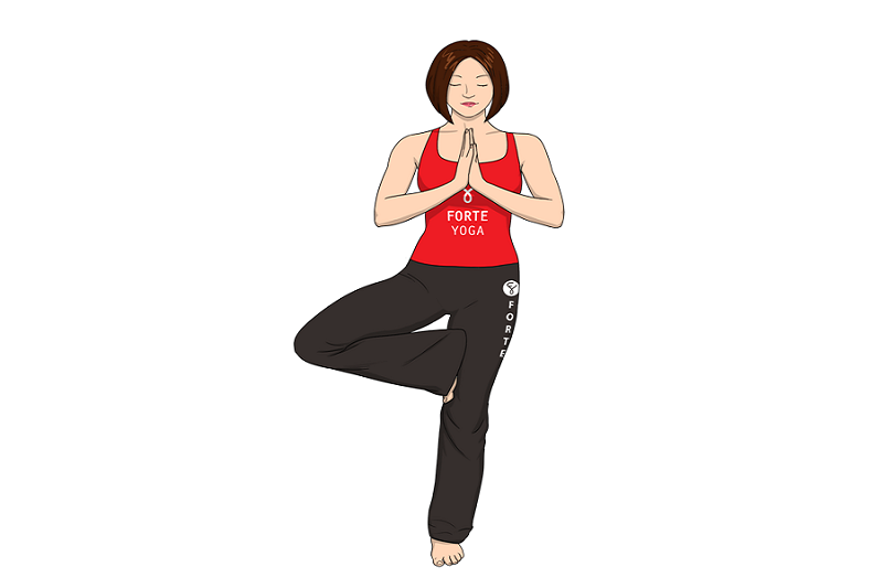 Tư thế Yoga cây yoga cơ bản