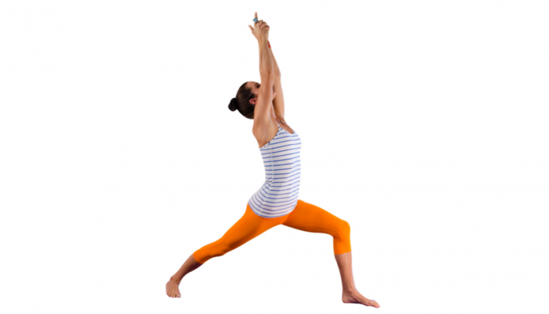 Tư thế yoga chiến binh 1 bài tập yoga giảm mỡ bụng