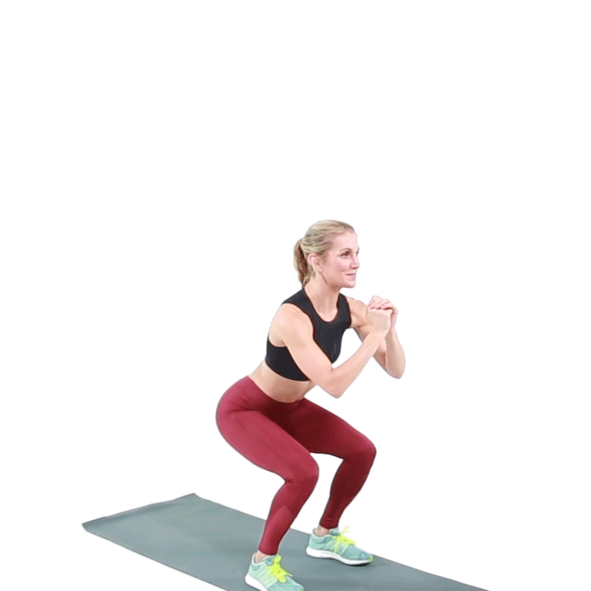Jump Squats tập hiit