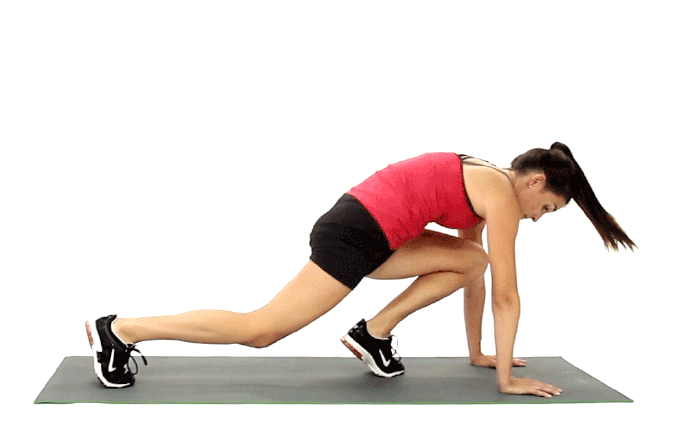 Mountain Climbers bài tập hiit giảm mỡ toàn thân