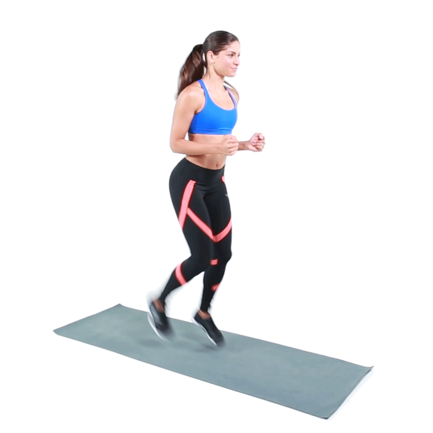 Butt Kicks bài tập hiit