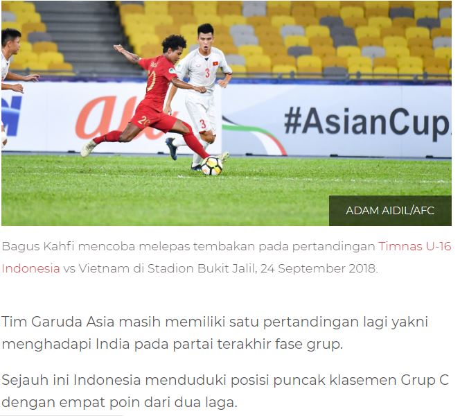 Tờ Bolasport gọi đội nhà là đại bàng châu Á bao-indonesia-dung-my-tu