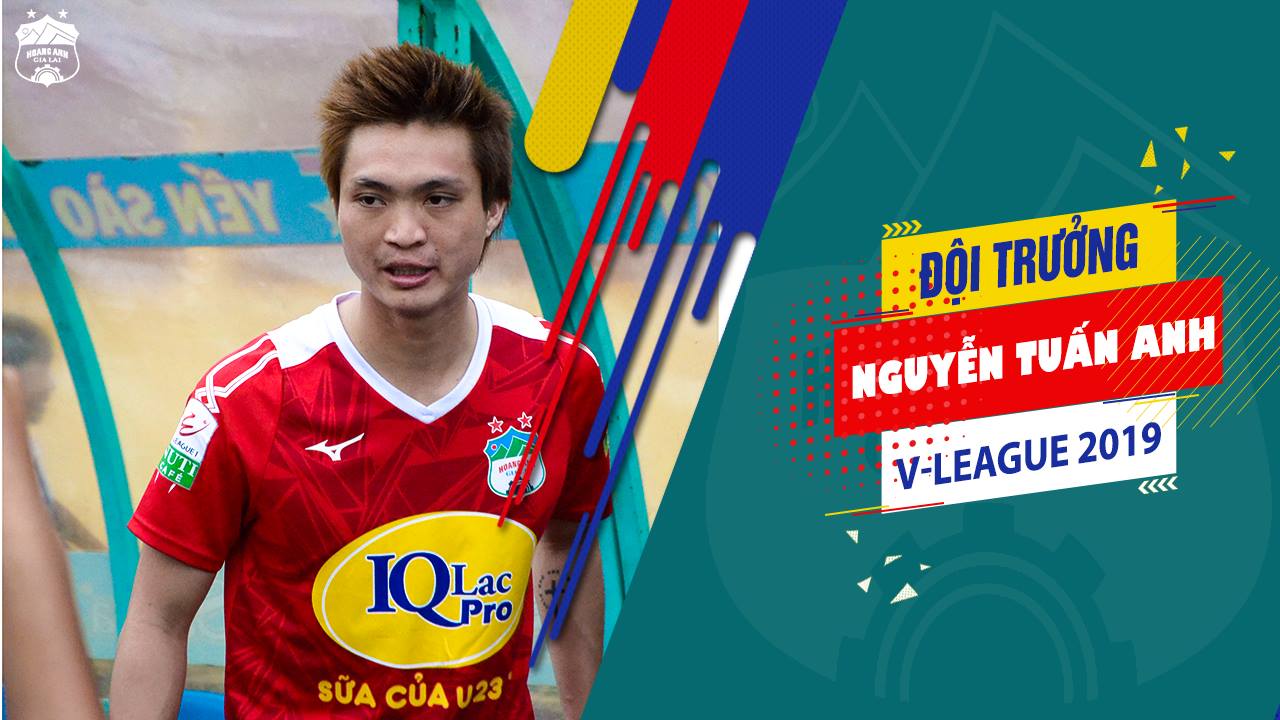 Diện mạo mới của Nguyễn Tuấn Anh đầu năm 2019. Ảnh: HAGL tuan anh