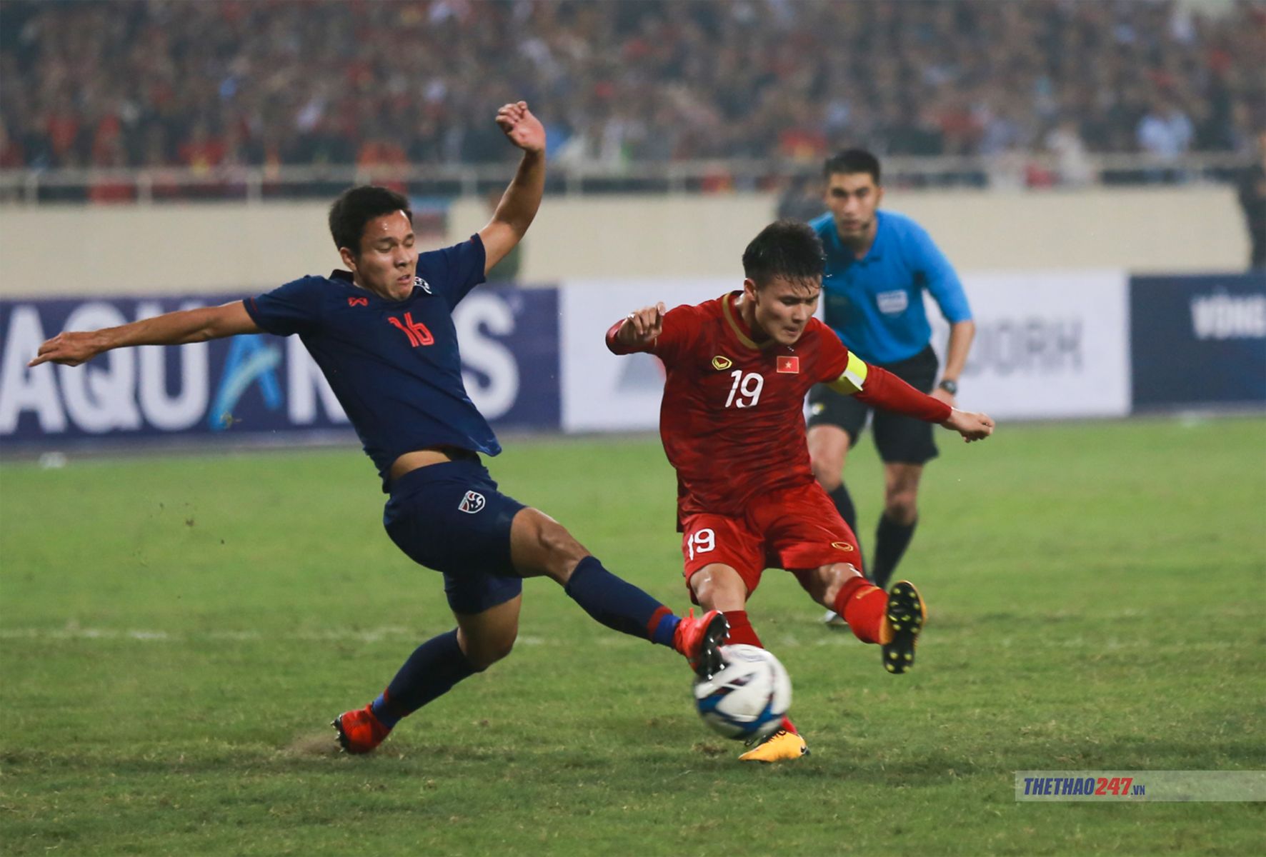 Lần gần nhất, Việt Nam đã đánh bại Thái Lan 4-0 ở cấp độ U23. Cuộc đối đầu cấp độ ĐTQG vì thế sẽ rất đáng chờ đợi. Ảnh: Ngọc Bảo/Thethao247.vn viet nam vs thai lan
