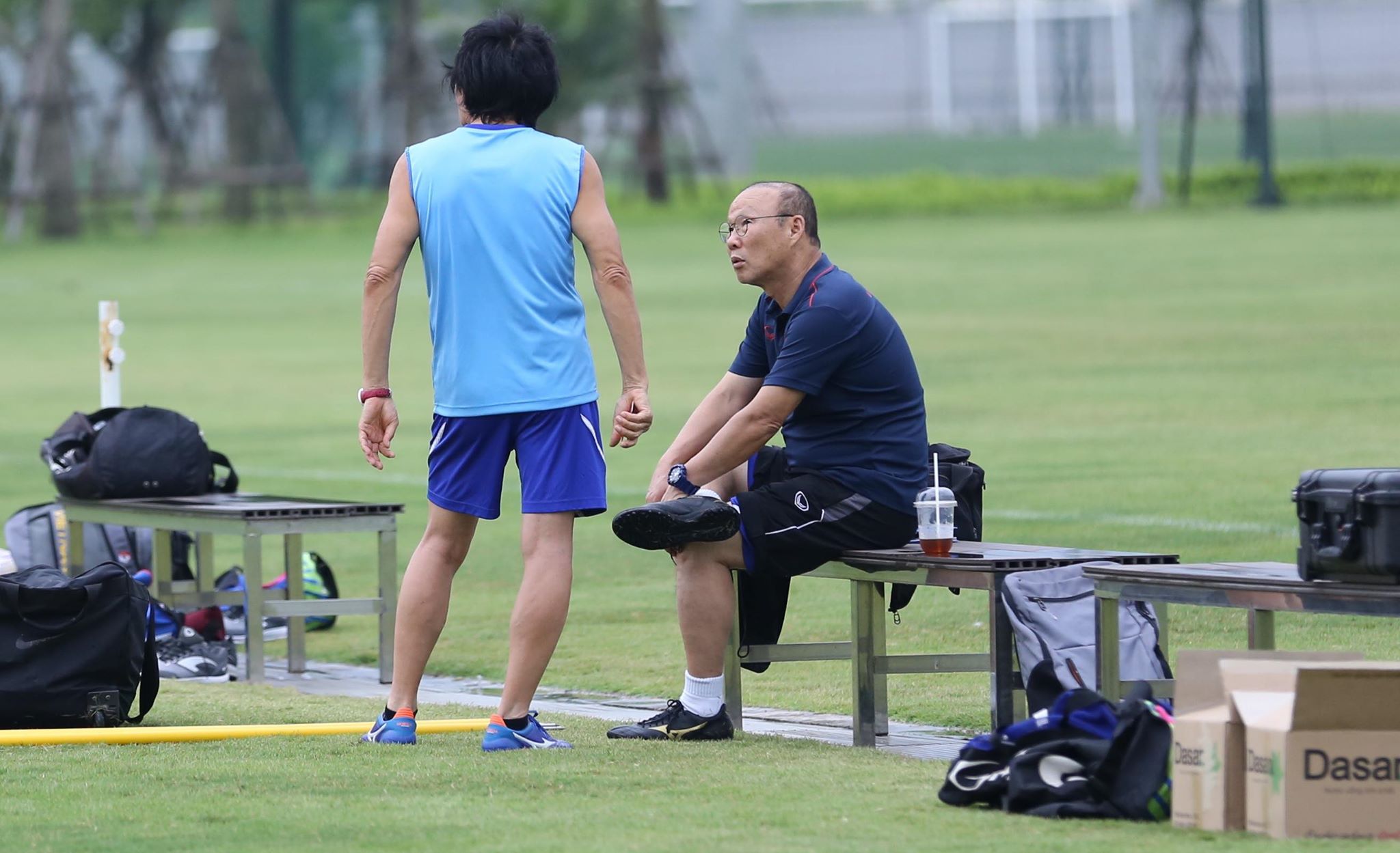 Bác sĩ Choi Ju-young cũng là một người bạn, người cộng sự quan trọng không thể thiếu trong mỗi đợt tập trung nào dù ngắn hạn. Ảnh: Ngọc Bảo choi ju young