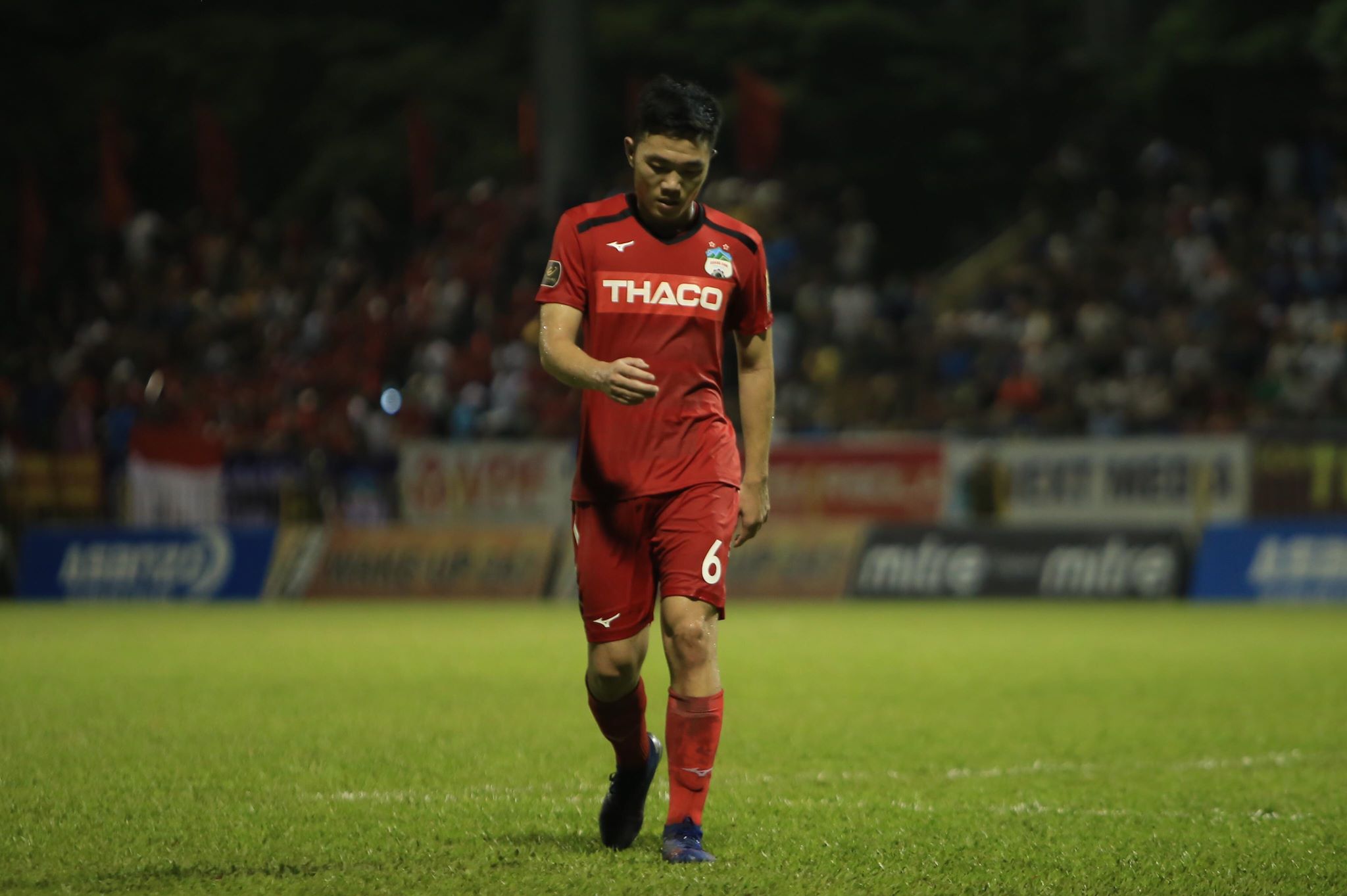 Xuân Trường đang nỗ lực từng ngày để thích nghi với nhịp thở V.League kể từ sau khi rời Buriram United. Ảnh: Ngọc Bảo xuan truong