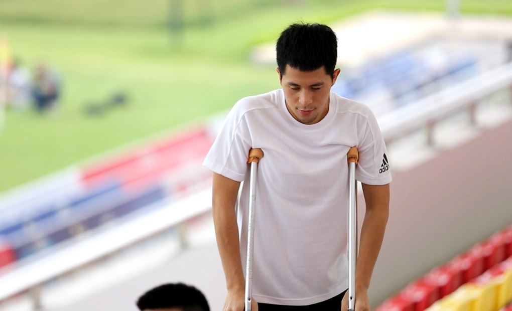Đình Trọng được ví như 'tài sản Quốc gia' của bóng đá Việt Nam. Ảnh: Ngọc Bảo dinh trong 2
