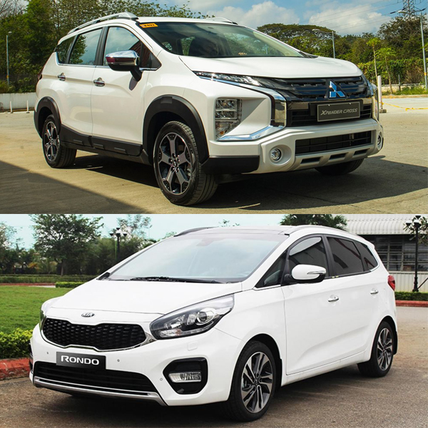 Thân xe Mitsubishi Xpander 2020 và Kia Rondo 2020 Thân xe Mitsubishi Xpander 2020 và Kia Rondo 2020