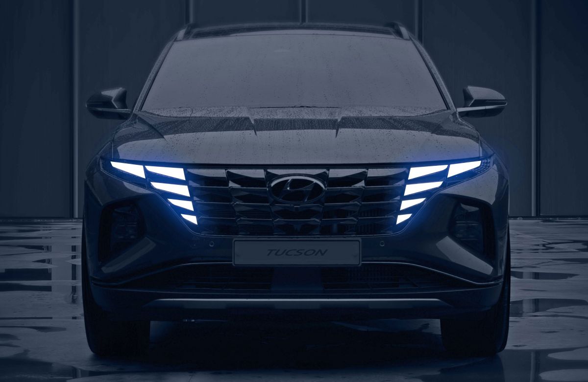 Hyundai Tucson 2021 sở hữu thiết kế mới với cụm đèn pha nấp vào lưới tản nhiệt
