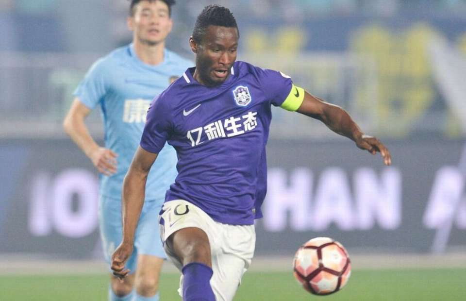 Mikel trong màu áo Thiên Tân Teda Obi Mikel, chuyển nhượng Chelsea, Chinese Super League, Chelsea, Premier League