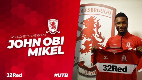 Mikel trở lại Anh trong màu áo Boro Obi Mikel, chuyển nhượng Chelsea, Chinese Super League, Chelsea, Premier League