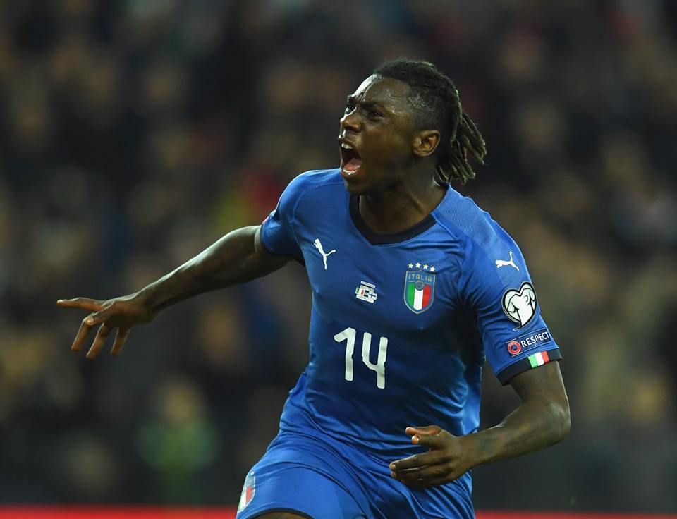 Moise Kean đã có cột mốc đáng nhớ trong trận đấu này Italia vs Phần Lan, trực tiếp Italia vs Phần Lan, link trực tiếp Italia vs Phần Lan, Italia, Phần Lan