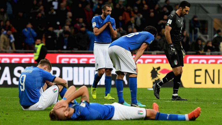 Italia lần đầu tiên vắng mặt tại World Cup sau 60 năm Italia, Italy, đội tuyển Ý, đội tuyển Italy, Euro 2020, vòng loại Euro 2020