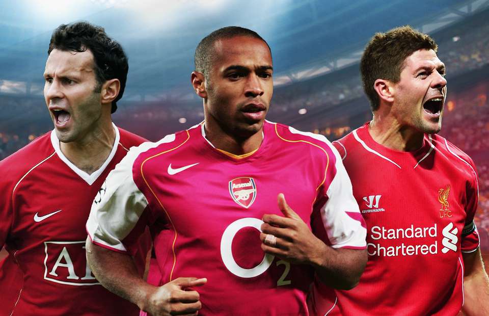 Những huyền thoại của giải Ngoại hạng Premier League, top 20 cầu thủ xuất sắc nhất Premier League, những cầu thủ xuất sắc nhất giải ngoại hạng Anh