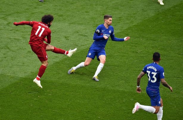 Klopp không nói được lời nào trước pha làm bàn của Salah Liverpool vs Chelsea, Liverpool 2-0 Chelsea, kết quả vòng 34 ngoại hạng anh, bảng xếp hạng vòng 34, Salah ăn mừng