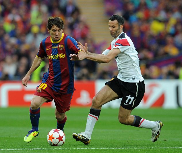 Messi đang trên đường vượt qua Ryan Giggs Messi, champions league, barcelona 3-0 liverpool, tứ kết c1, tứ kết champions league, kết quả c1, kết quả champions league