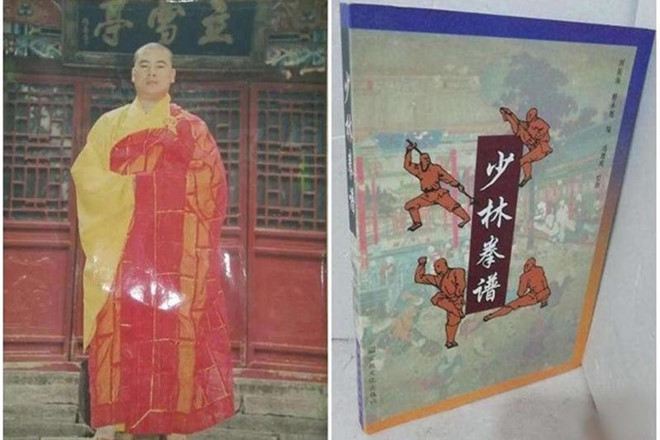 Thích Vĩnh Húc chụp ảnh tại Thiếu Lâm Tung Sơn võ sĩ thiếu lâm, võ sĩ trung quốc, cướp giật, tống tiền, bắt giữ võ sĩ thiếu lâm, thiếu lâm