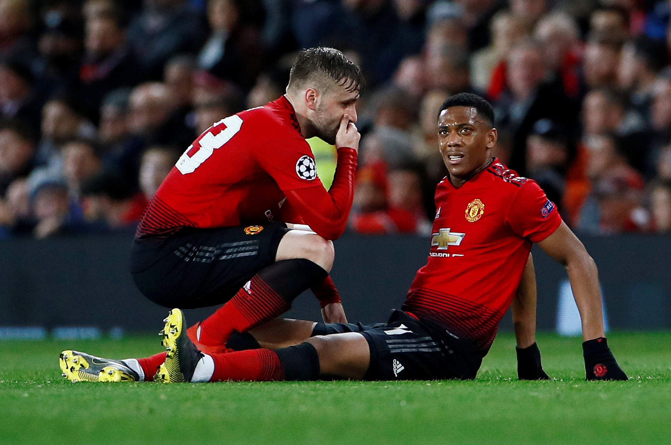 MU đứng trước nguy cơ mất Shaw và Martial - Ảnh: Getty Images MU, Solskjaer, Martial, Shaw, MU vs Palace, kết quả MU vs Crystal Palace, ngoại hạng anh, premier league